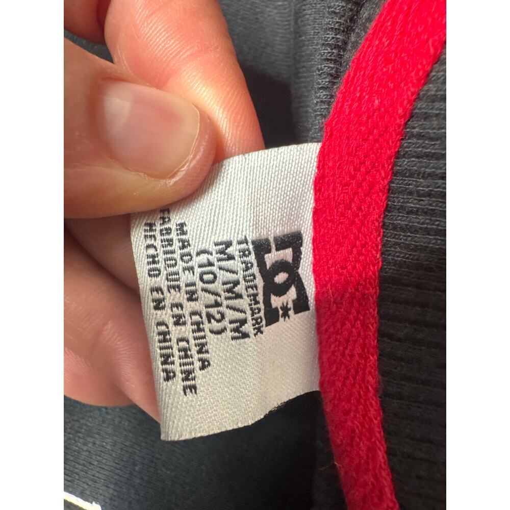 DC Shoes Crewneck Sweatshirt Youth Medium 10/12 Black Skate Logo Pullover - Picture 3 of 7
